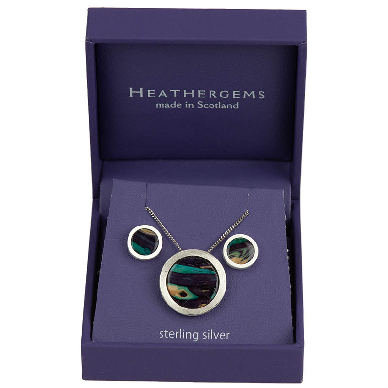 Heathergem Ness Pendant and Earring Set
