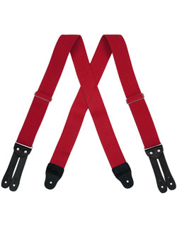 Work Suspenders, Flat Leather Ends