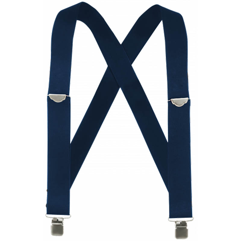 Navy Work Suspenders, Clip Ends