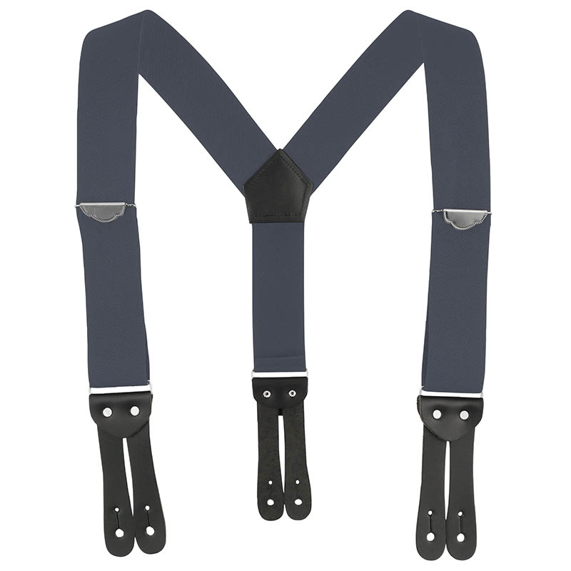 'Y' Back Work Suspenders by Welch, Gray