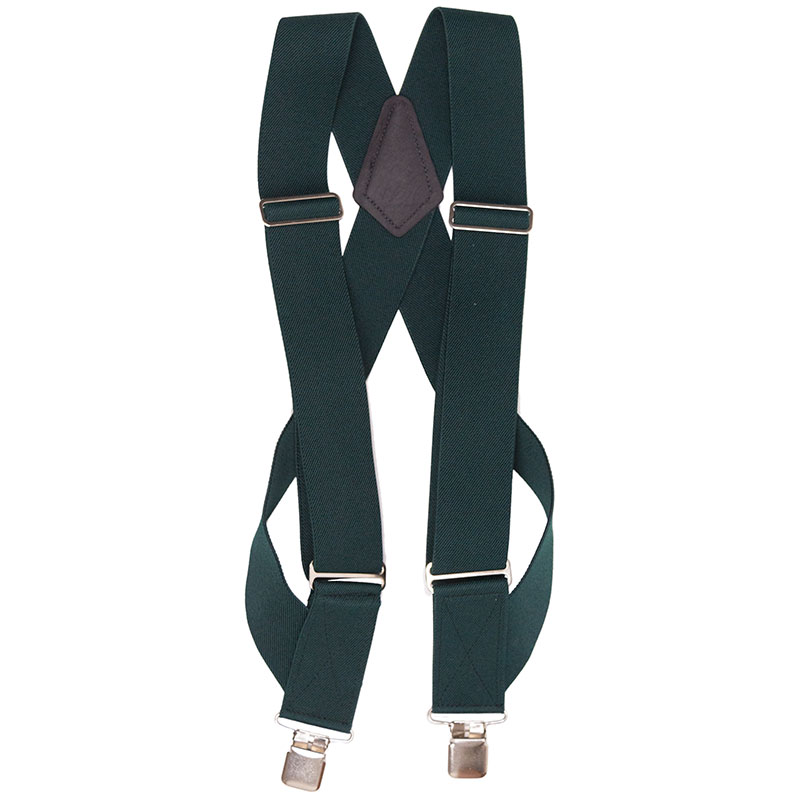 HopSack Trucker Suspenders, Green