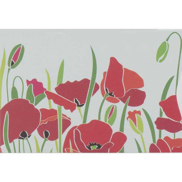 WalletGuard Credit Card Sleeve with RFID Protection, Poppy