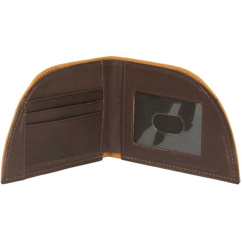 Baseball Glove Leather Wallet with RFID Protection