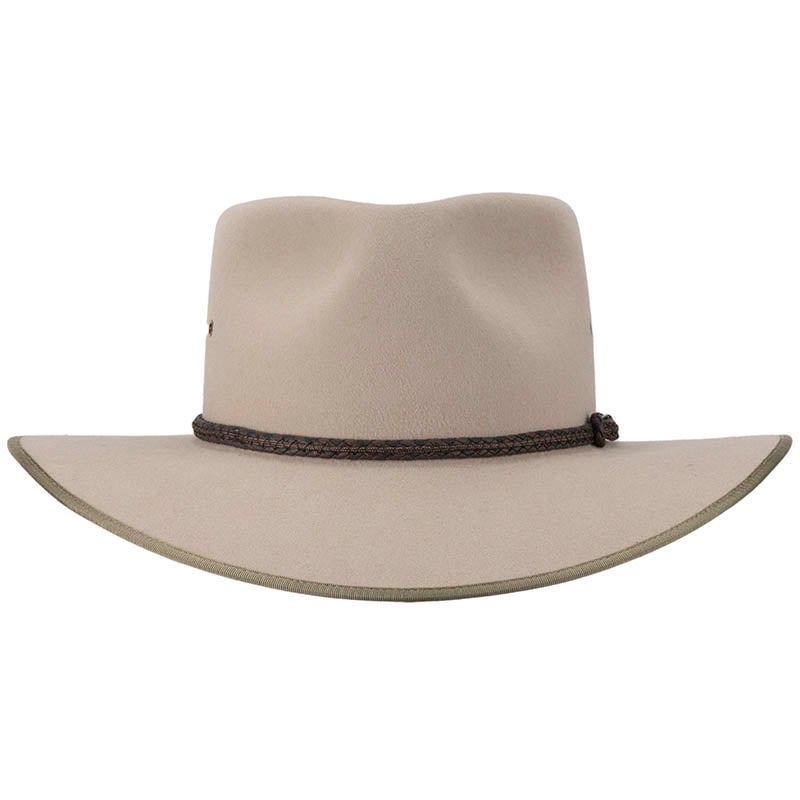 Cattleman Hat by Akubra, Sand, Front View