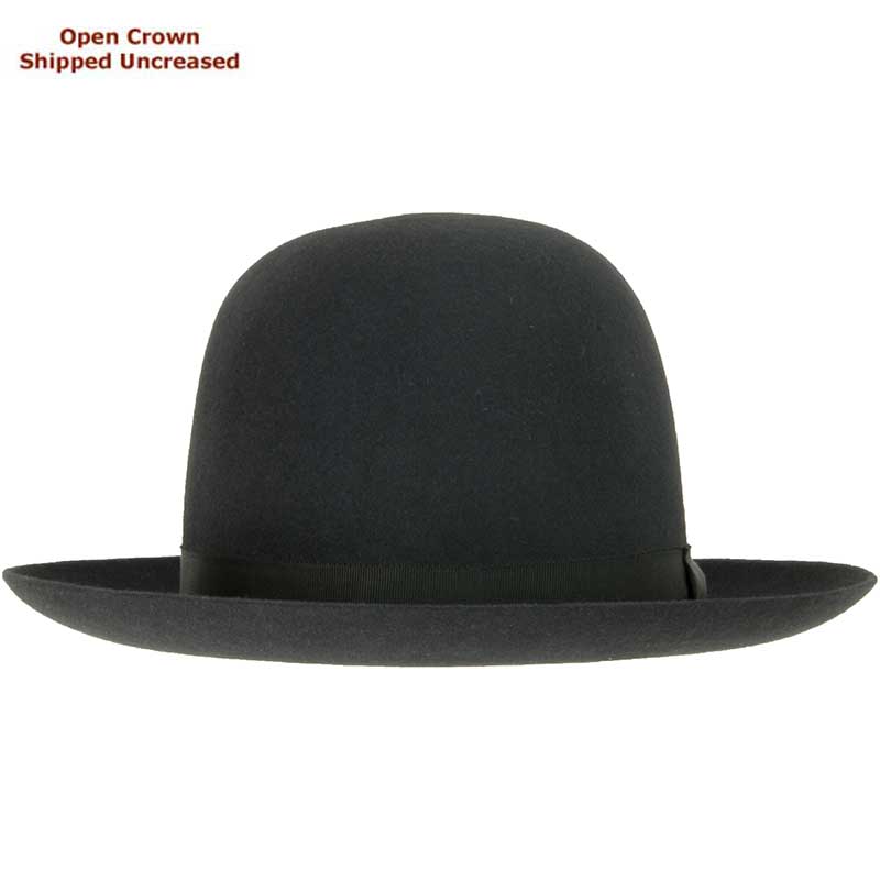 Sydney Hat by Akubra, Charcoal, Open Crown before bash/crease