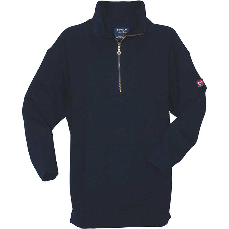 Marine Sweater, Zip Turtleneck