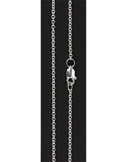 Sterling Silver Cable Chain, 18 inch