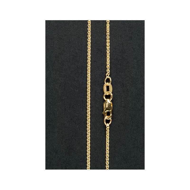 Gold Wheat Chain, 18 inch, Light