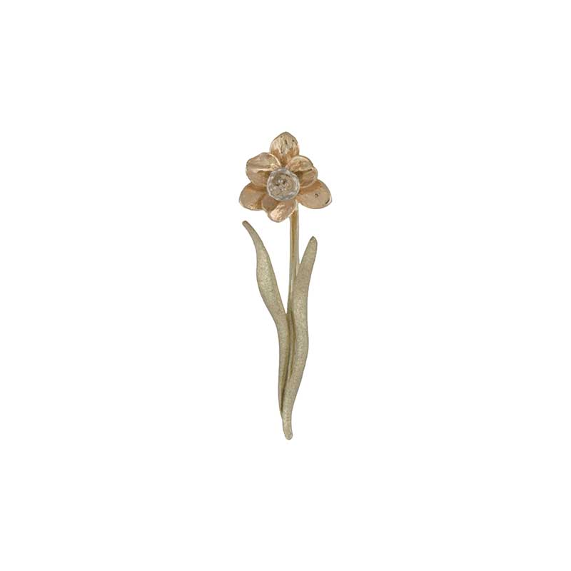 Tenby Daffodil Necklet, 14 kt. Gold
