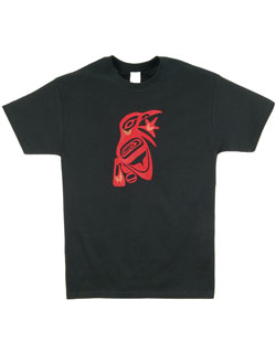 Raven & Sun Embroidered T-Shirt