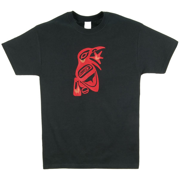 Raven & Sun Embroidered T-Shirt