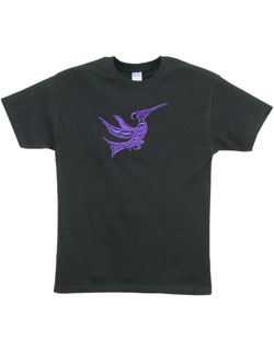 Hummingbird  Embroidered T-Shirt