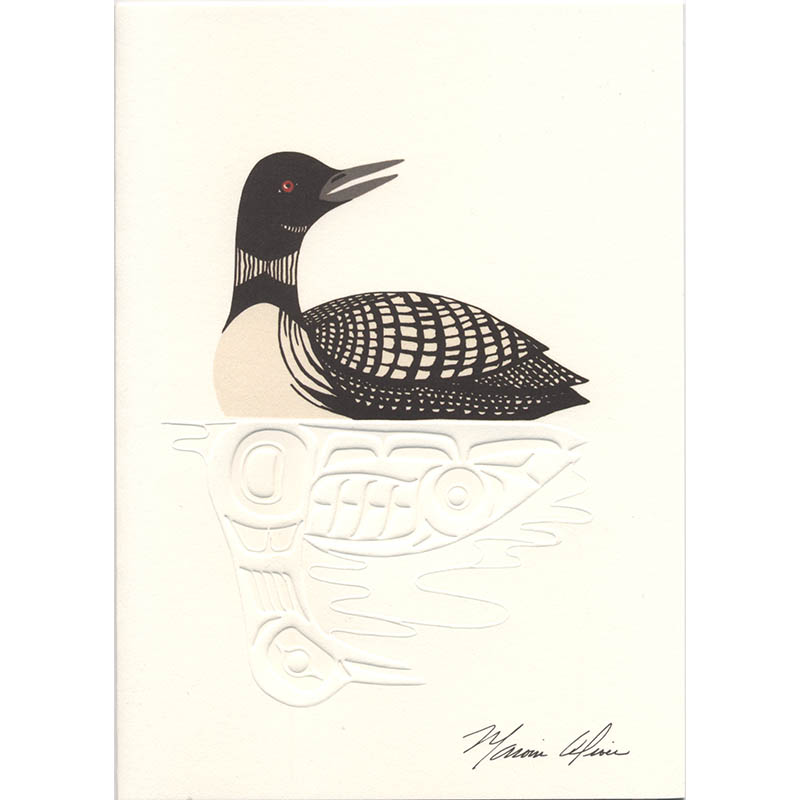 Loon Notecards (6 notecards and envelope per pack)