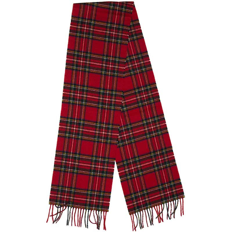 Lambswool Scarf, Royal Stewart Tartan