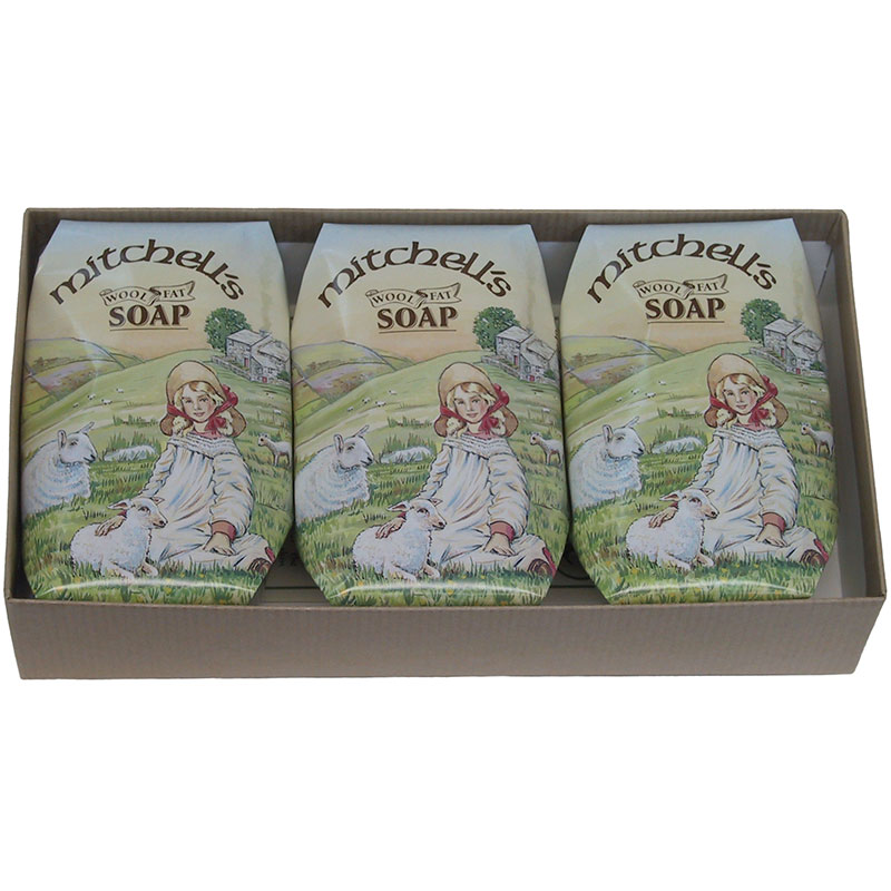 Mitchell's Wool Fat Soap, Gift Pack