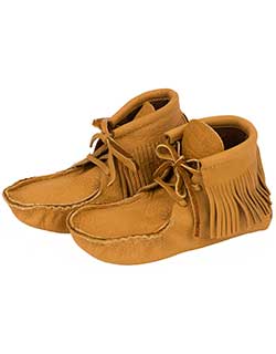 High Bison Leather Moccasin