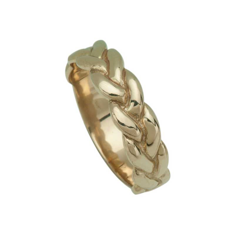 Gold Trinity Ring, 14 kt. Yellow Gold