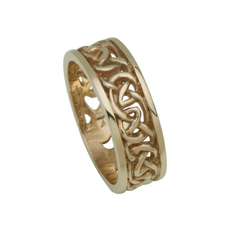 Celtic Wedding Ring, Back View