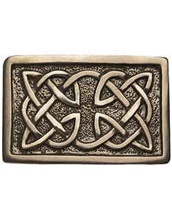 Celtic Knot Belt Buckle, Bronze