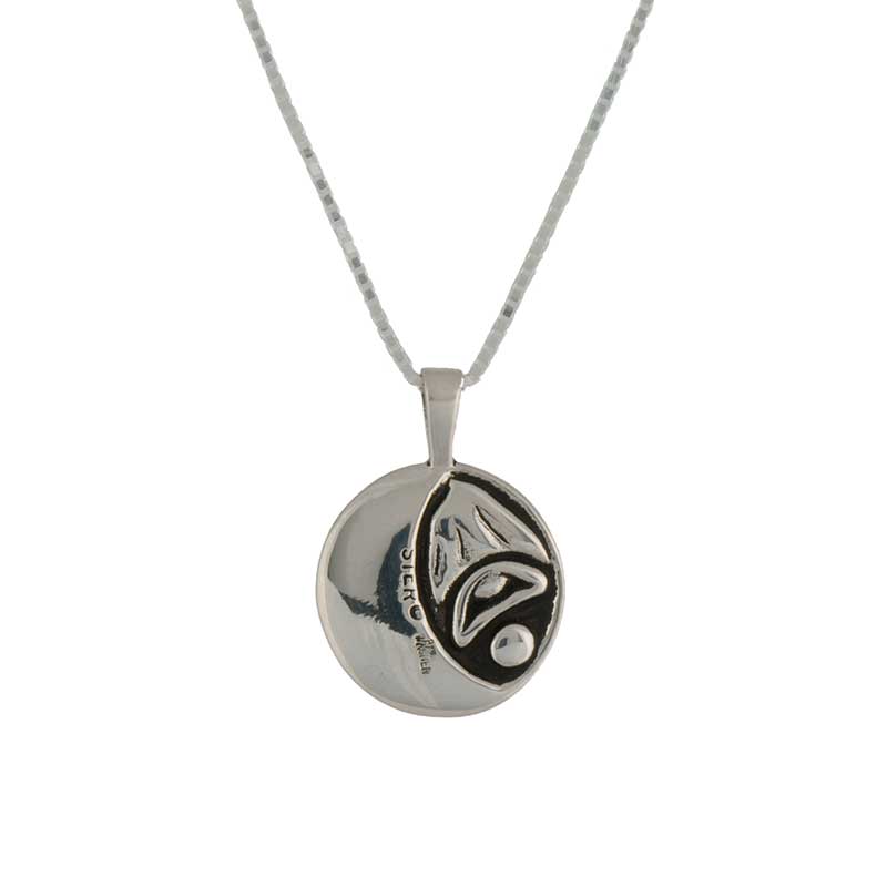 January Moon Pendant -- Back