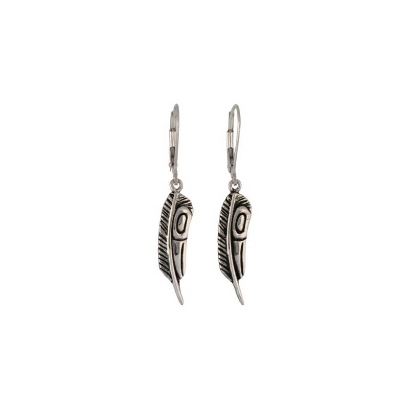 Raven Feather Earrings