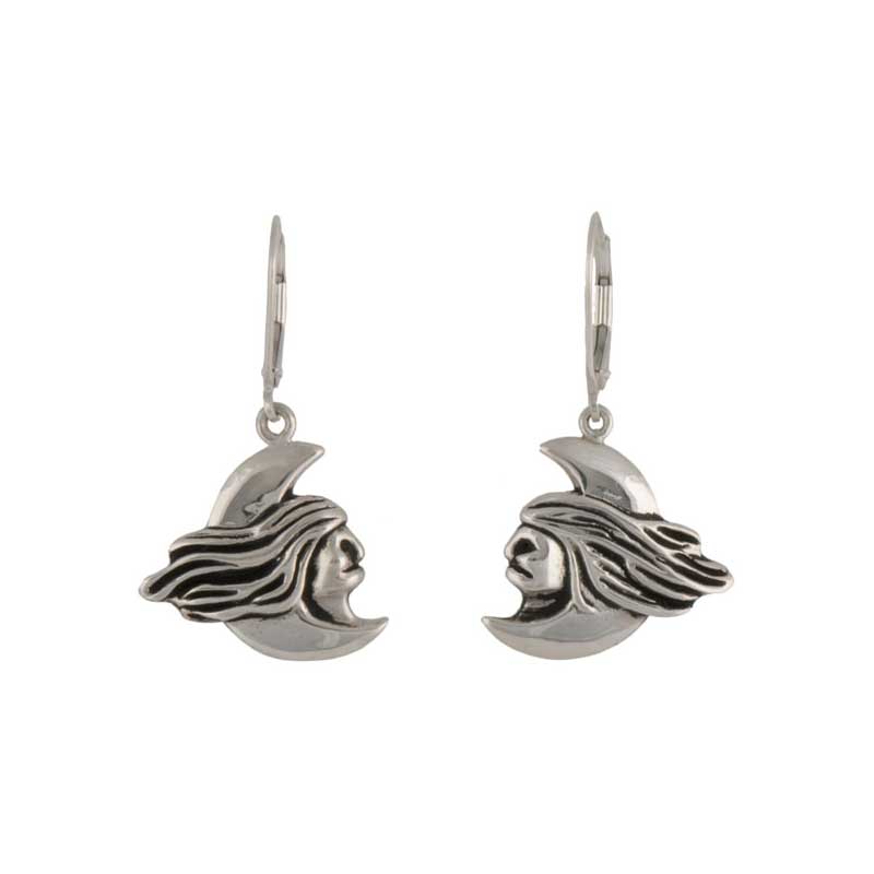 Fog Woman's Earrings, Sterling silver