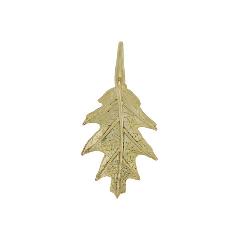 Gold Oak Leaf Pendant