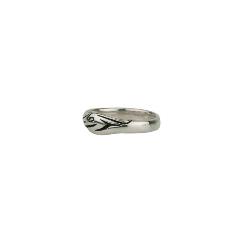 Heron Profile Ring, Sterling Silver