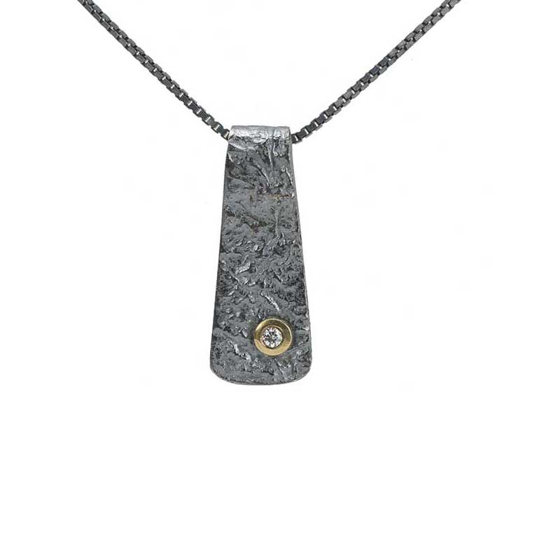 Reticulated Pendant, Oxidized