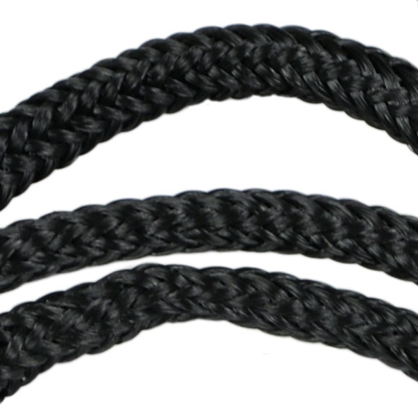 Karaka Stock Whip 6 ft, detail showing braid
