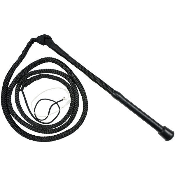 Karaka Stock Whip, 6 ft, Black