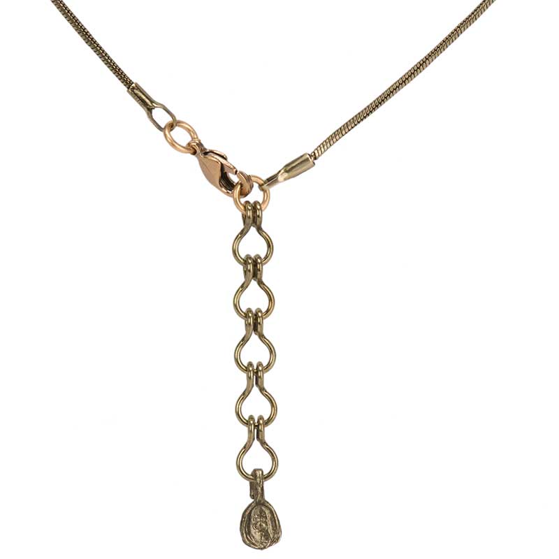 Hydrangea Pendant, Bronze with adjustable chain