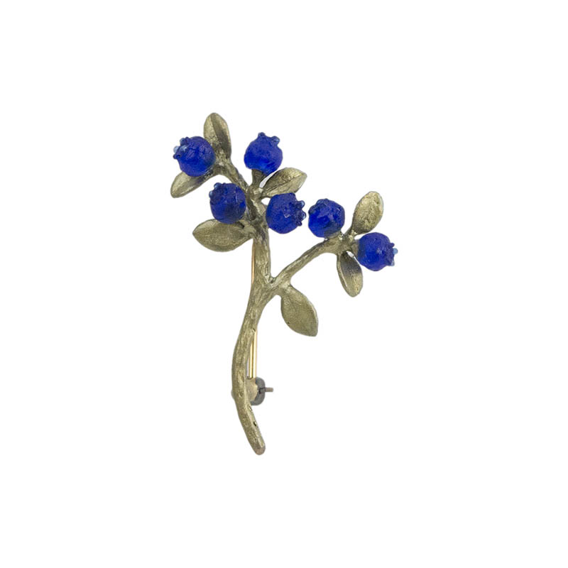 Petite Blueberry Brooch