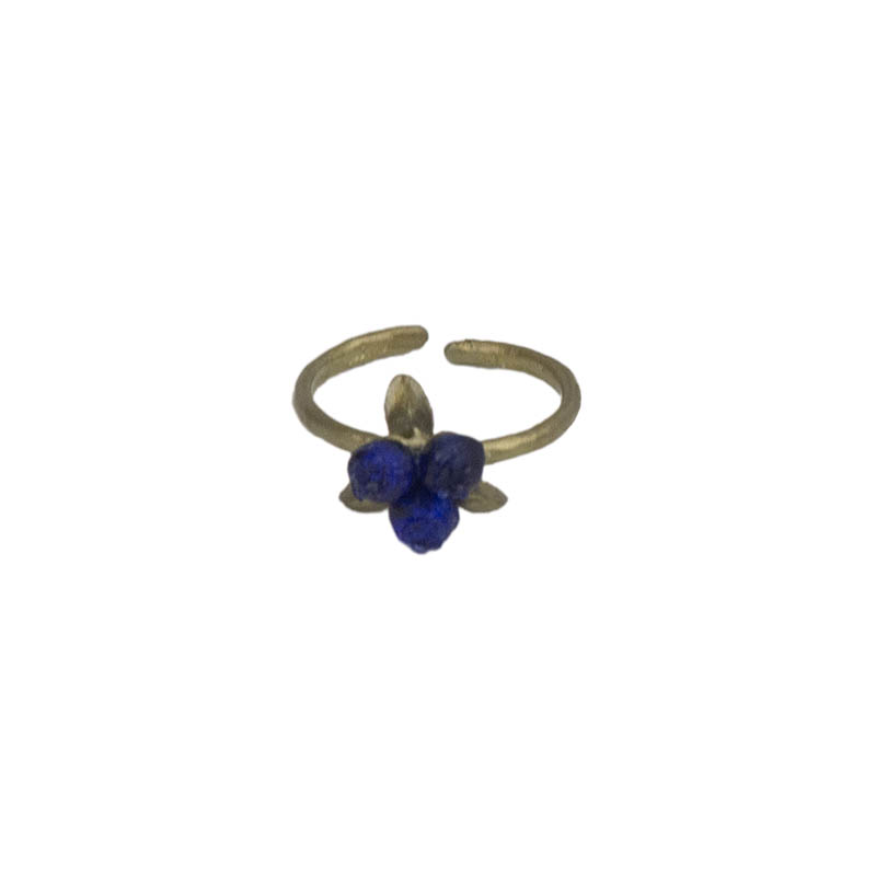 Petite Blueberry Ring, Adjustable