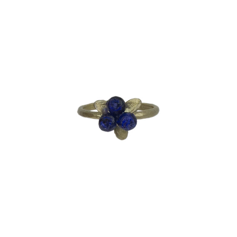 Petite Blueberry Ring, Adjustable
