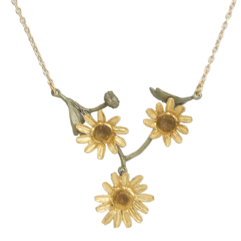 Golden Daisy Necklace