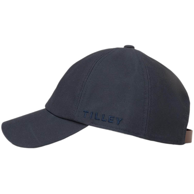 Waxed Baseball Cap, Navy