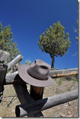 Angler Hat.  Chukar Park in Eastern Oregon