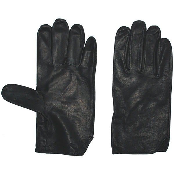 Kangaroo Leather Slip-on Driving Glove, Black