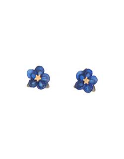 Blue Violet Earrings, Post