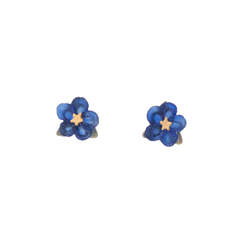 Blue Violet Earrings, Post