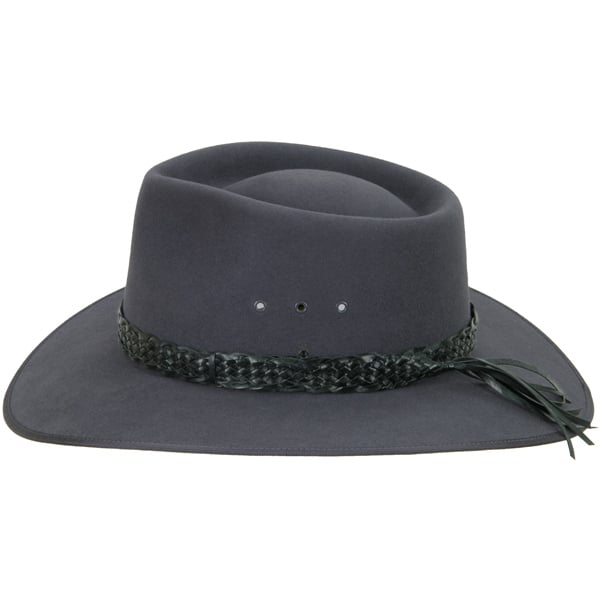Black Fancy Edge Hat Band (shown on the #1613 Cattleman by Akubra)