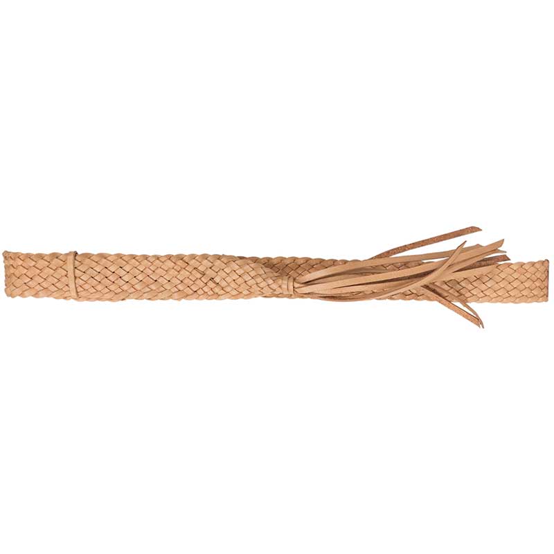 Ten Plait Hat Band, Natural Tan