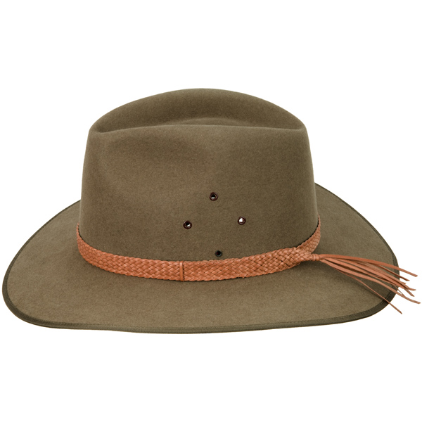 Natural Ten Plait Hat Band (shown on the Coober Pedy hat by Akubra)