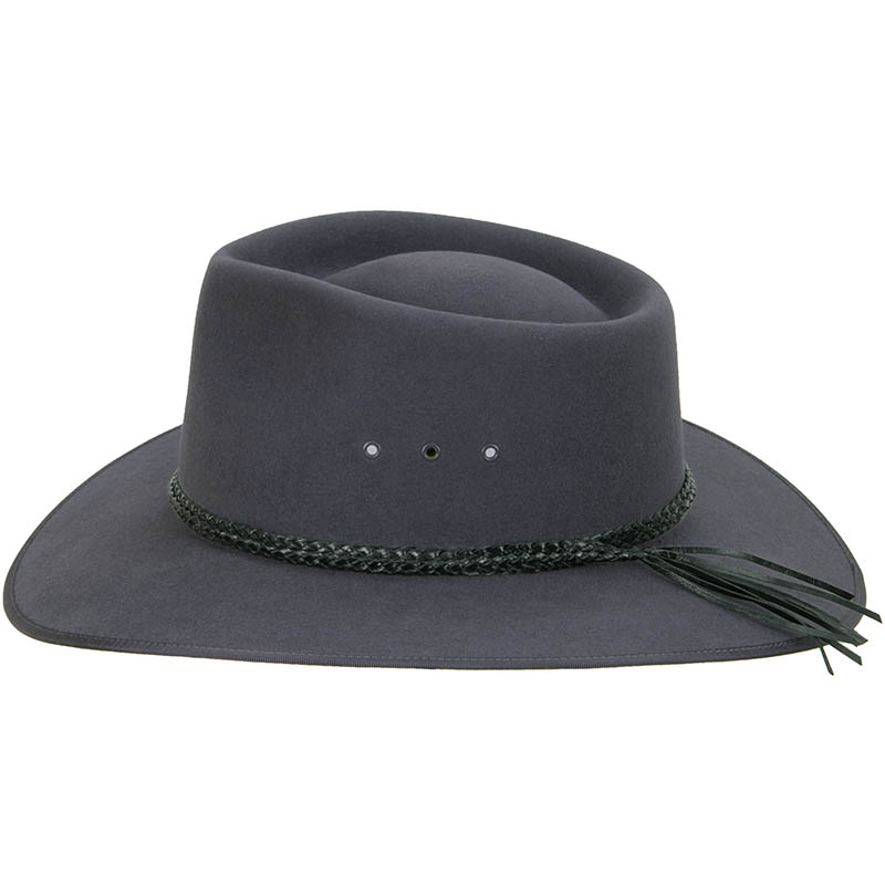 Black Ridge Braid Hat Band (shown on the Cattleman by Akubra)