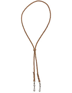 Braided Whistle Lanyard, Double Snap