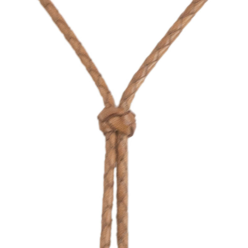 A sliding knot enables easy adjustment of the lanyard