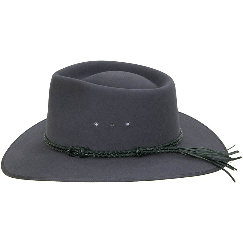 Black Double Round Hat Band (shown on the Cattleman hat)