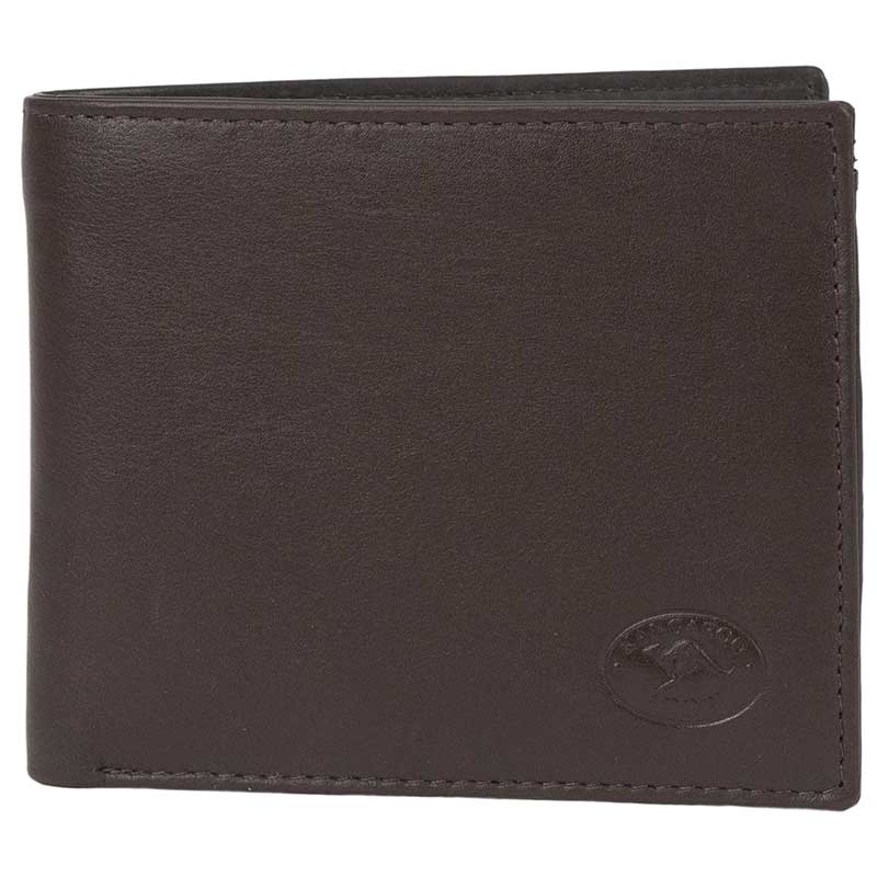 Eight Pocket Wallet by Ador with ID Flap, Brown