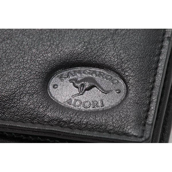 Six Pocket Wallet by Adori, Black : The wallet is made from kangaroo leather.